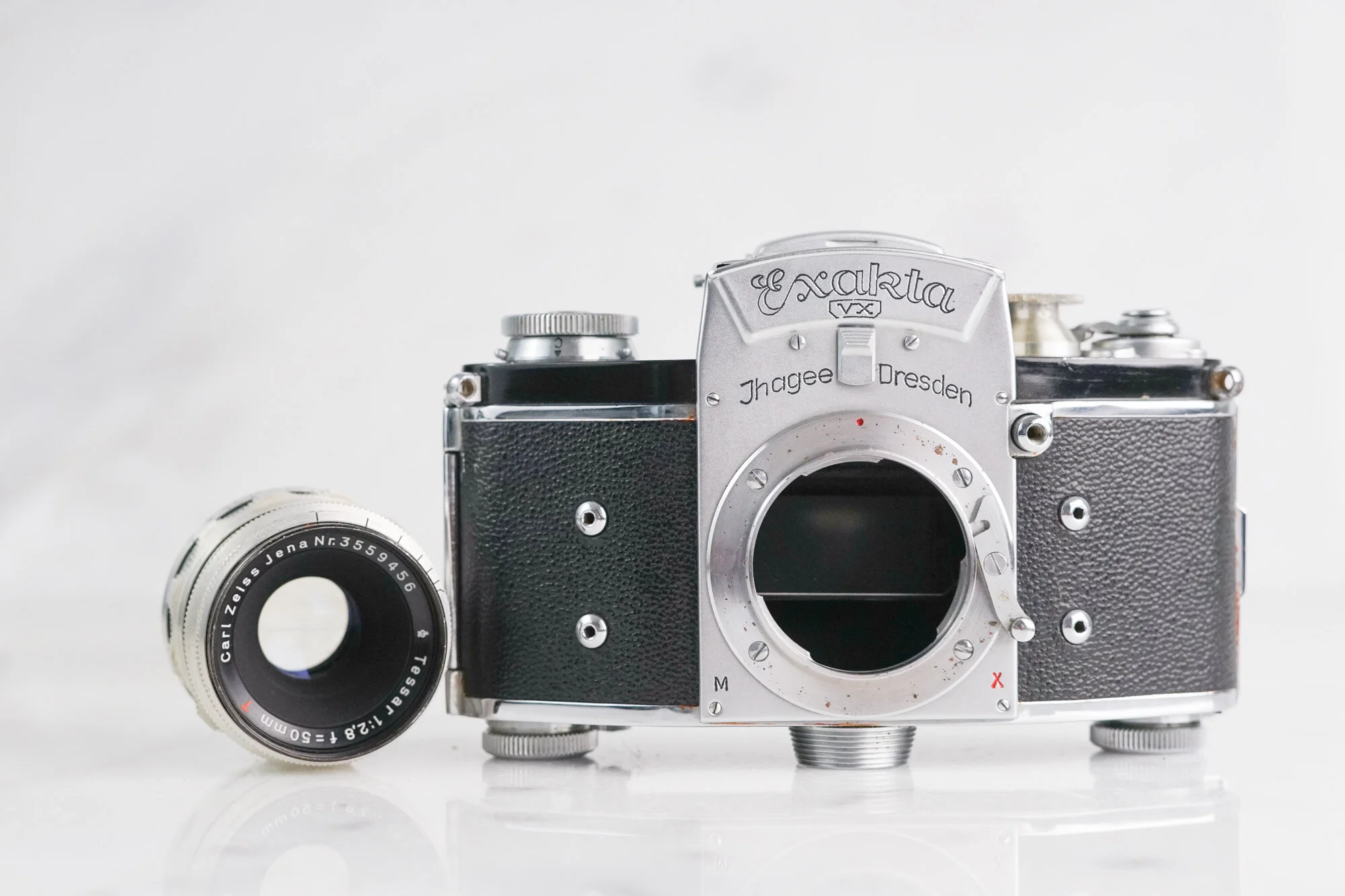 Ihagee Dresden Exakta VX (Varex) 35mm Film SLR with Carl Zeiss